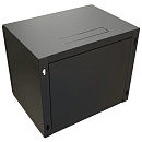Шкаф Hyperline WRline WR-TW-1545-SR-RAL9004 настенный 19-дюймовый (19"), 15U, 775x600х450мм, цельнометаллическая дверь с замком, цвет черный (RAL9004)