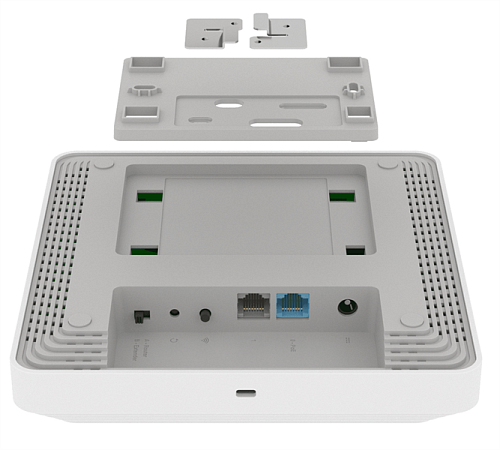 Keenetic Voyager Pro (KN-3510), Потолочная точка доступа/интернет-центр с Mesh WiFi 6 AX1800, анализатором спектра Wi-Fi, 2-портовым Smart-коммутаторо