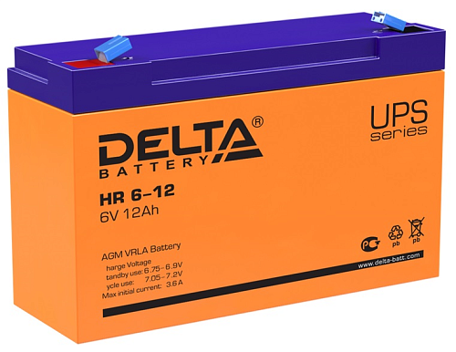Delta UPS HR 6-12 (6V / 12Ah)