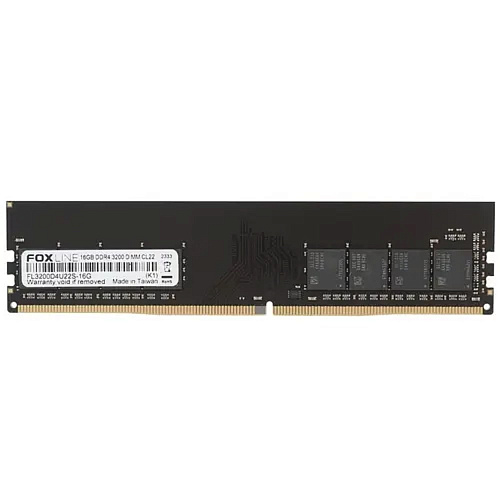 Оперативная память Foxline Память оперативная/ DIMM 16GB 3200 DDR4 CL22 (2Gb*8)