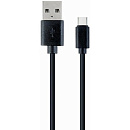 Filum Кабель USB 2.0 Pro, 1 м., черный, 2A, разъемы: USB A male- USB Type С male, пакет. [FL-CPro-U2-AM-CM-1M] (894180)
