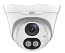 Камера Uniview Видеокамера IP купольная, 1/2.8" 2 Мп КМОП @ 30 к/с, ColorHunter, ИК-подсветка и подсветка видимого спектра до 30м., EasyStar 0.003 Лк