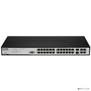 D-Link DES-3028_RFB/A2 Восстановленный в производственных условиях управляемый L2 коммутатор с 24 портами 10/100Base-TX, 2 портами 1000BASE-T и 2 комб