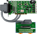 Плата Universal PCI с 8 каналами AO, 16 DI, 16 DO (с кабелем CA-3710 D-Sub и клеммной платой DN-37)