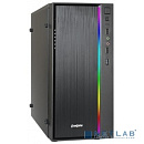 Exegate EX283749RUS Корпус Minitower mEVO-9301 Black-RGB light, mATX, <500NPX>, с окном, 2*USB+1*USB3.0, HDAudio