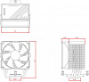 Устройство охлаждения(кулер) ID-Cooling Frozn A400 Soc-AM5/AM4/1151/1200/1700 черный 4-pin 25.8dB Al+Cu 180W 580gr Ret