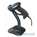 Mindeo MD2230AT+ черный {Сканер ШК (ручной, лазерный, 3mil, черный) подставка, USB}