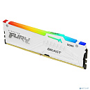 Память DDR5 16GB 6000MHz Kingston KF560C30BWEA-16 Fury Beast RGB RTL Gaming PC5-48000 CL30 DIMM 288-pin 1.4В kit single rank с радиатором Ret