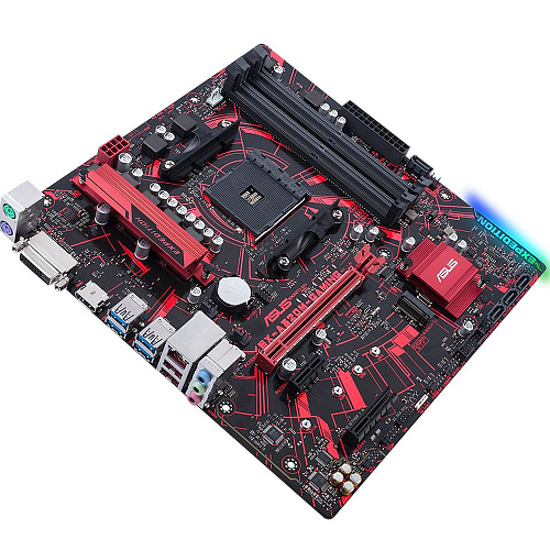 Материнская плата ASUS EX-A320M-GAMING AM4 mATX 4xDDR4 PCIEx16 PCIEx4 PICEx1 M.2 HDMI DVI GLAN (10) {10}