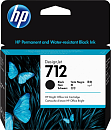 Картридж Cartridge HP 712 для DJ T230/T630/T650/Studio, черный, 80 мл