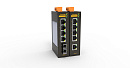 Неуправляемый коммутатор c 5 портами 10/100Base-T(X) (разъем RJ45), два входа питания 18-30 В перем. или 12-48 В пост., рабочая температура от -10 д