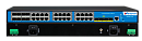Управляемый промышленный Full Gigabit Ethernet коммутатор 3 уровня, 16 x 1G RJ45, 8 x 1G Combo, 4 x 10G SFP+, питание 2 x 18~72VDC, монтаж в стойку 19