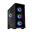 Корпус ZALMAN Z10 DUO, ATX, BLACK, WINDOW, 2x3.5", 2x2.5", 2xUSB3.0, 1xUSB 3.1 Type-C, FRONT 3x120mm Infinity Mirror ARGB, REAR 1x120mm Infinity Mirro