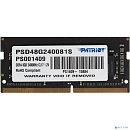 Patriot DDR4 SODIMM 8GB PSD48G240081S PC4-19200, 2400MHz