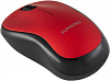Мышь SunWind SW-M200 красный/черный оптическая (1600dpi) беспроводная USB для ноутбука (3but)