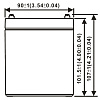 Аккумулятор WBR HRL1225W