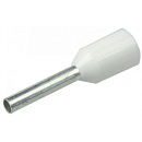 Iek UGN10-C75-02-08 Наконечник-гильза Е7508 0,75мм2 с изолированным фланцем (белый) (100 шт)
