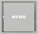 Шкаф коммутационный NTSS Lime (NTSS-WL9U5545GS) настенный 9U 550x450мм пер.дв.стекл несъемн.бок.пан. 30кг серый 370мм 12кг 110град. 500мм IP20 укомпле