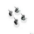 ЦМО Комплект роликов 3"*1" для стоек СТК, 4 шт., с тормозом 2 шт. бывш. СТК-50 (СТК-ШТК-Э-50)