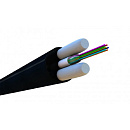 Hyperline FO-STFR-OUT-9-2-PE-BK Кабель волоконно-оптический 9/­125 (G.652D) одномодовый, 2 волокна, одномодульный, водоблокирующий гель, усиленный сте