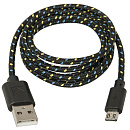 Defender USB кабель USB08-03T USB2.0 AM-MicroBM, 1.0м, пакет (87474)