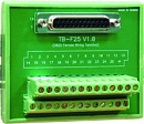 Переходник с DB25 "мама" на клеммную колодку