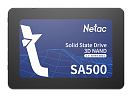 SSD накопитель Netac SSD SA500 240GB 2.5 SATAIII 3D NAND, R/W up to 520/450MB/s, TBW 120TB, 3y wty