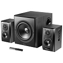 Edifier S351DB черный {2 сат. + сабвуфер,150W RMS, 30-20000Гц, дерево, беспроводной пульт ДУ, Bluetooth aptX}