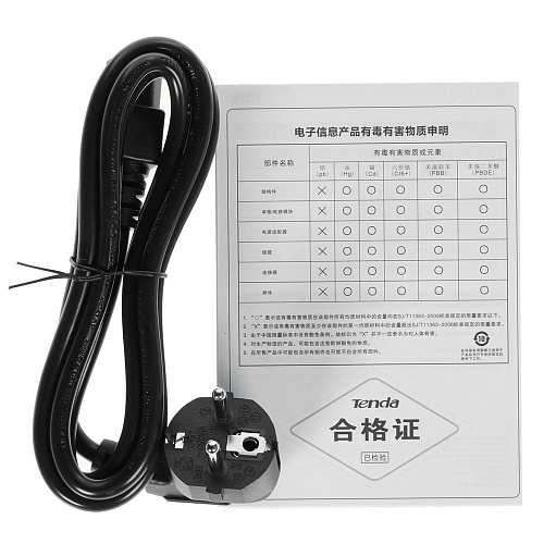 PoE-адаптер Tenda POE30G-AT Гигабитный PoE-инжектор 30W, 2хRJ45