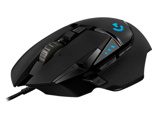 Logitech Gaming Mouse G502 Hero, 100-25.600dpi, USB, Black [910-005471]