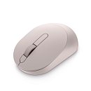 Dell Mouse MS3320W Wireless; Mobile; USB; Optical; 1600 dpi; 3 butt; , BT 5.0; Ash Pink