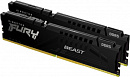 Память DDR5 2x32GB 5600MHz Kingston KF556C40BBK2-64 Fury Beast RTL Gaming PC5-44800 CL40 DIMM 288-pin 1.25В dual rank с радиатором Ret