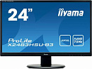 Монитор Iiyama 23.8" ProLite X2483HSU-B3 черный AMVA LED 4ms 16:9 HDMI M/M матовая 3000:1 250cd 178гр/178гр 1920x1080 75Hz VGA DP FHD USB 3.9кг