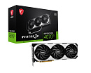 Видеокарта MSI 12 Гб GDDR6X 192 бит PCIE 4.0 16x 1xВыход HDMI 3xВыход DisplayPort RTX4070VENTUS3X12G