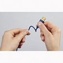 Кабель Hama Flexi-Slim 135785 USB (m)-USB Type-C (m) 0.75м синий