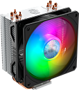 Кулер для процессора Cooler Master Hyper 212 ARGB (150W, 4-pin, 157mm, tower, Al/Cu, ARGB, fans: 1x120mm/62CFM/27dBA/1800rpm, 1700/1200/115x/AM4,