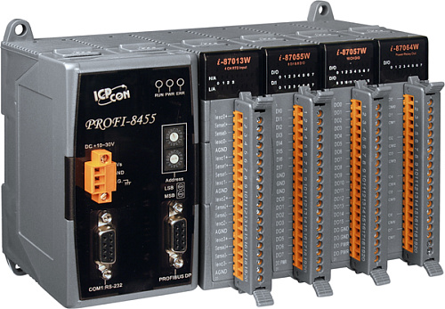 Корзина расширения PROFIBUS с 4 слотами