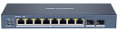 Коммутатор HIKVISION DS-3E1510P-EI 8G 2SFP 8PoE+ 110W управляемый