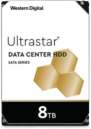 Жесткий диск WD Жесткий диск/ HDD SATA Server 8Tb Ultrastar 7200 6Gb/s 256MB 1 year warranty