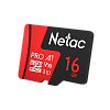 Netac P500 Extreme PRO 16GB MicroSDHC V10/U1/C10 up to 100MB/s, retail pack with SD Adapter
