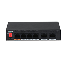 Коммутатор Dahua DH-PFS3006-4ET-60, 6-Port 10/100Mbps Unmanaged Desktop Switch with 4 PoE Ports