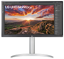 LG 27" 27UP850-W IPS LED, 3840x2160, 5ms, 178°/178°, 400cd/m2, 1200:1 (Mega DCR), 2*HDMI, DP, USB Type-C, USB-hub, 60Hz, AMD FreeSync, HDR400, HAS, Pi