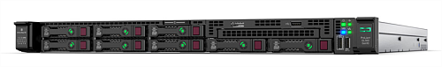 сервер hpe dl360 gen10 (2xxeon4208(8c-2.1g)/ 4x16gb 2r/ 8 sff sc/ p408i-a 2gb batt/ 4x1gbe fl/ 1x500wp)