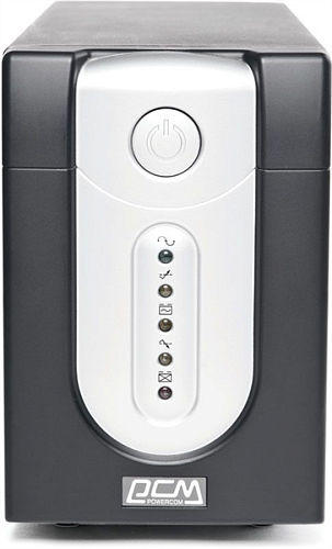 Источник бесперебойного питания Powercom Back-UPS IMPERIAL, Line-Interactive, 1025VA/615W, Tower, 6*IEC320-C13 (2 surge & 4 batt), USB (671477)