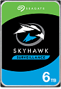 Жесткий диск/ HDD Seagate SATA3 6Tb Video 24x7 SkyHawk 256Mb 1 year warranty