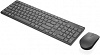 Клавиатура + мышь Lenovo Combo клав:черный мышь:черный USB беспроводная slim (4X30T25796)