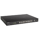 Коммутатор D-Link Bad Pack DGS-1100-26MPPV2/A3A Настраиваемый L2 коммутатор с 24 портами 10/100/1000Base-T и 2 комбо-портами 100/1000Base-T/SFP (порты