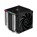 Кулер для процессора DEEPCOOL AK620 DIGITAL SE LGA20XX/1700/1200/115X/AM5/AM4 (9шт/кор, TDP 260W, PWM, DUAL Fan 120mm, 6 тепл. трубок, ARGB, черный) R