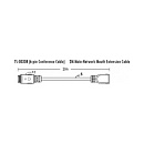 TS-003DR Удлинитель 2 м. 6-pin - male network mouth