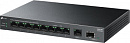 Коммутатор TP-Link LS1210GP (L2) 9x1Гбит/с 1SFP 8PoE 61W неуправляемый